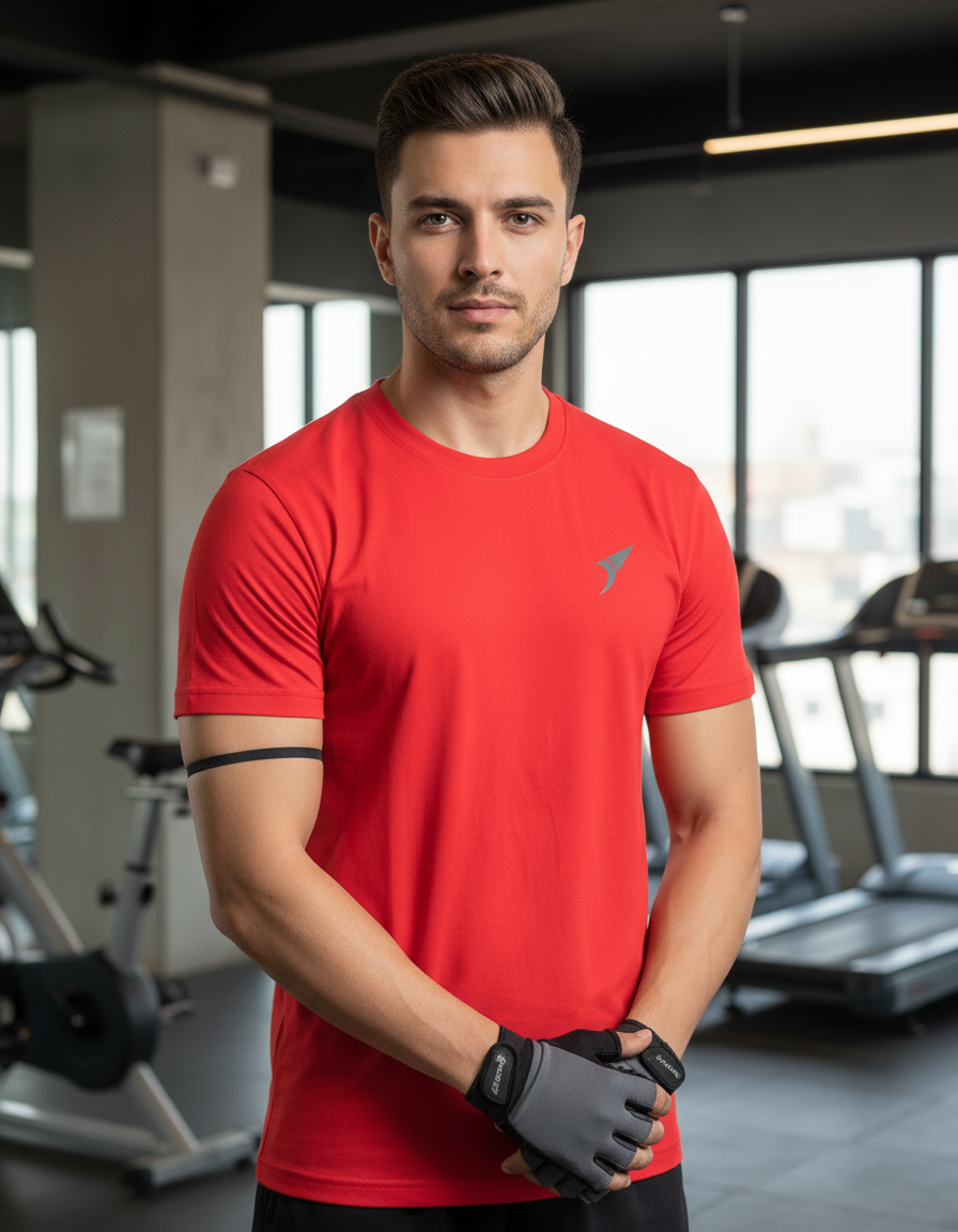 Men’s Premium Sports Activewear T-Shirt-Reed| Lightweight & Breathable