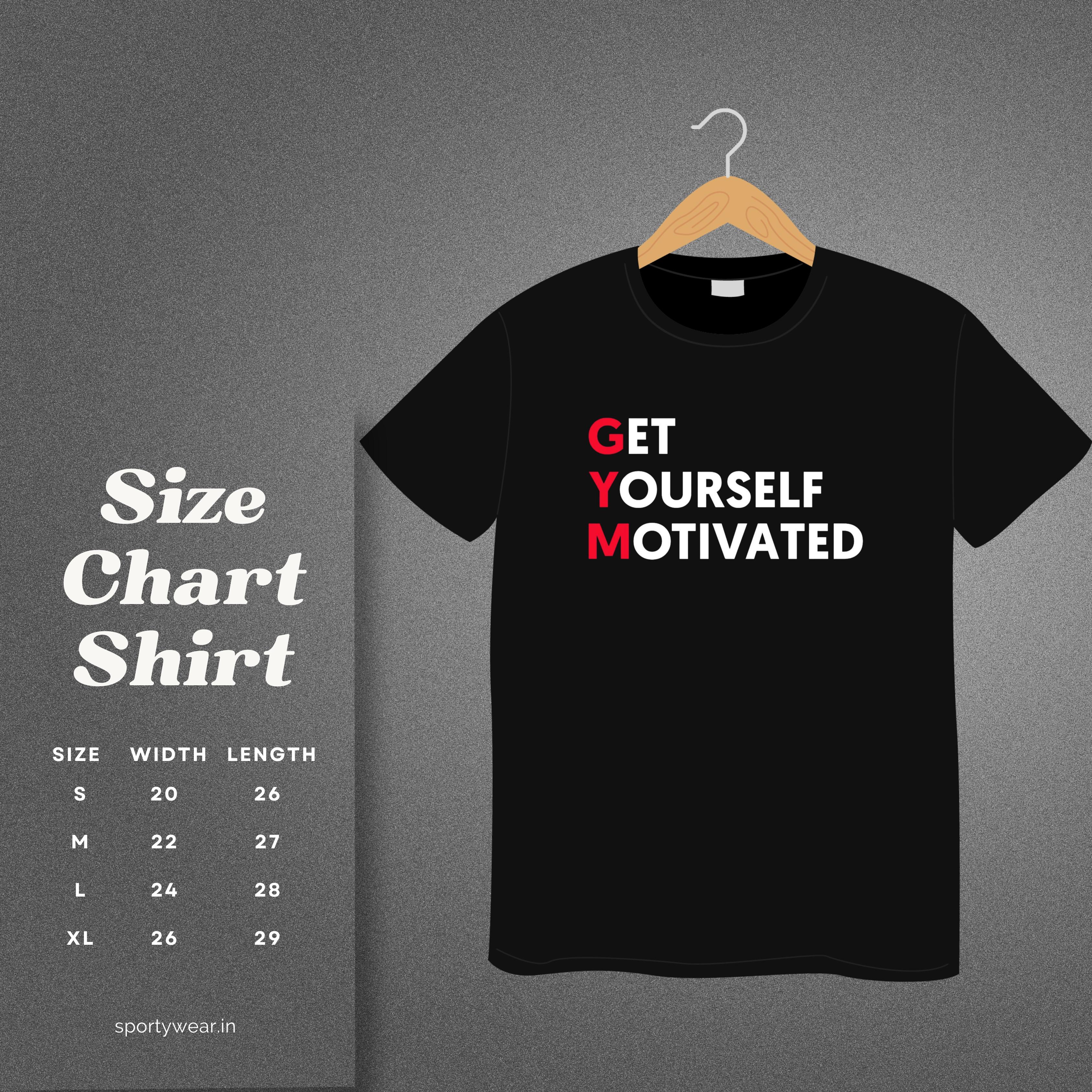 Get Yourself Motivated GYM Wome's T-SHIRT