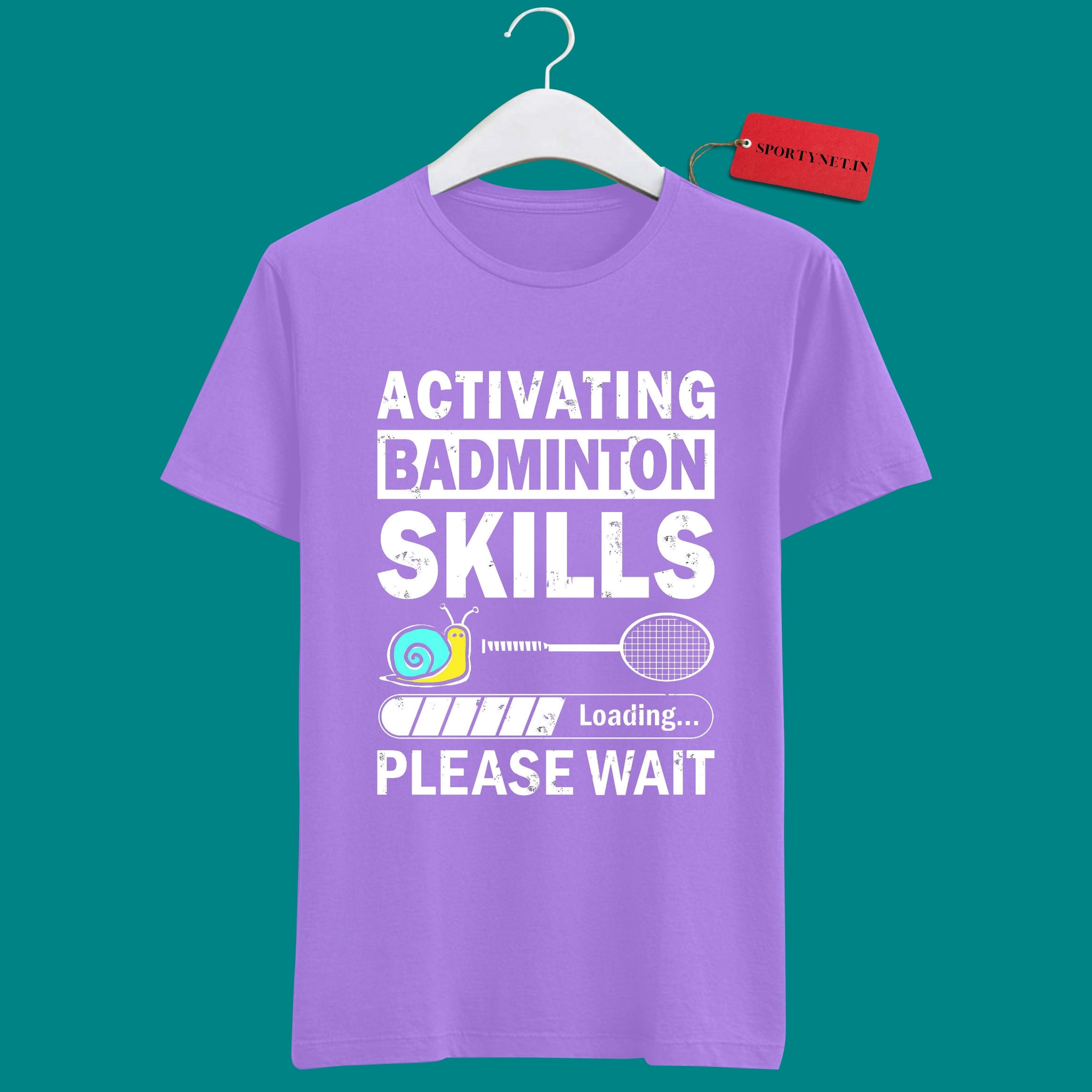 Activating Badminton Skills Funny Quote Unisex T Shirt