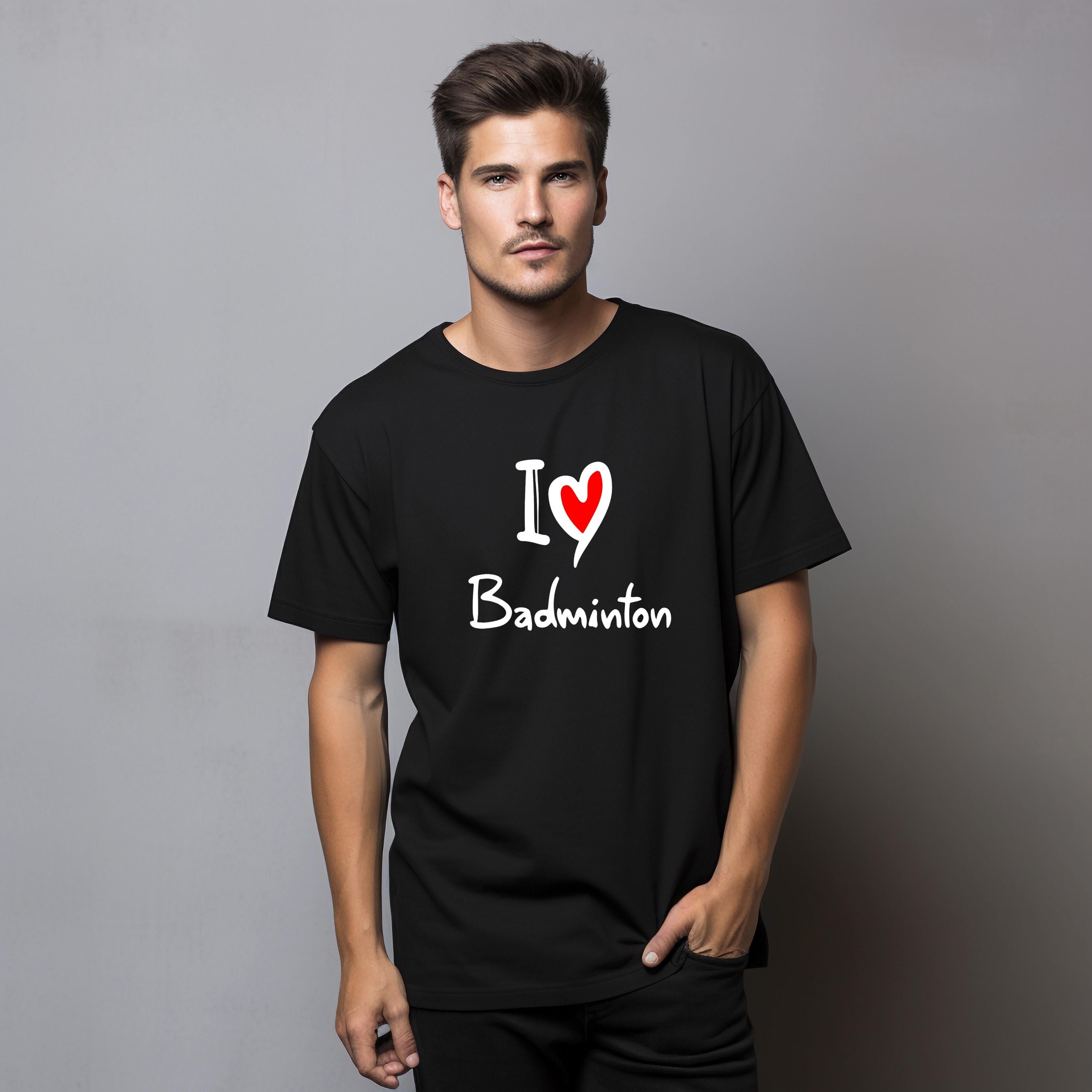 I Love Badminton MEN'S T-Shirt