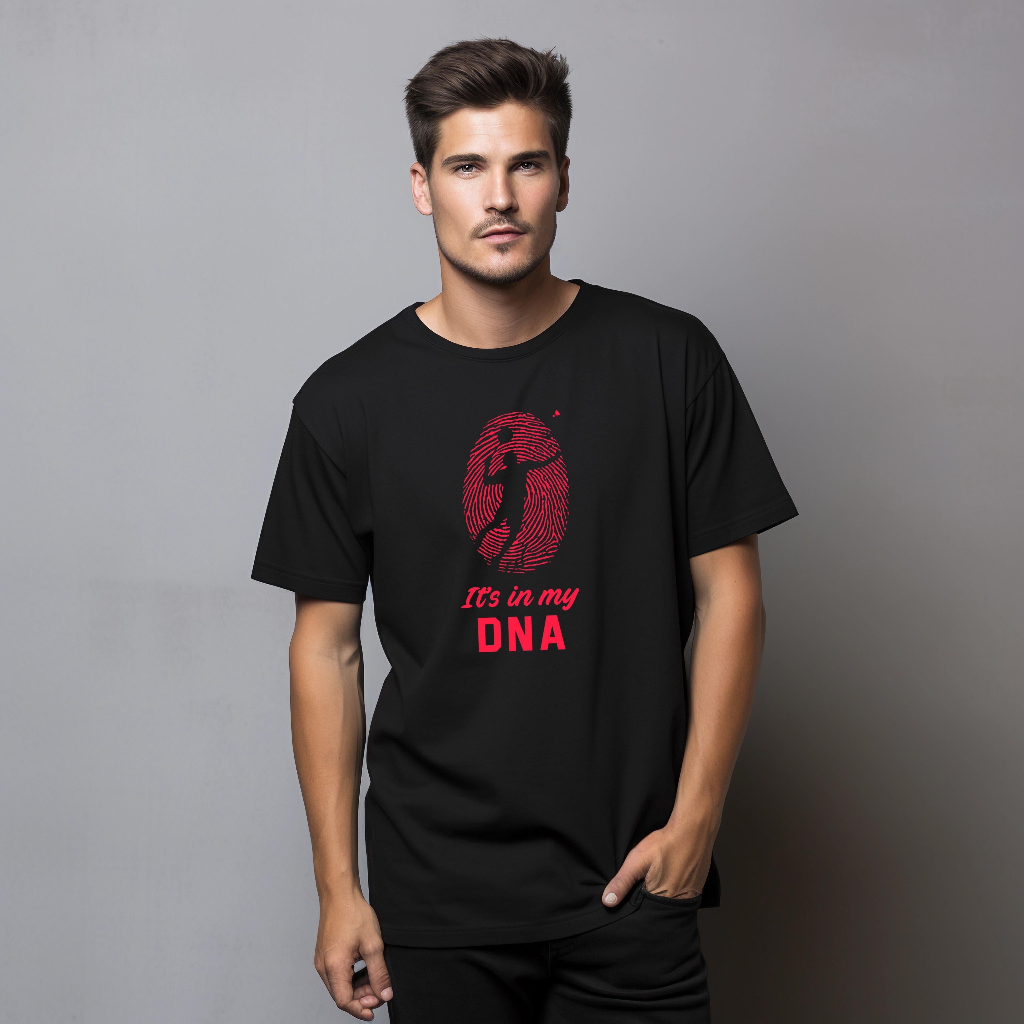 Its In My DNA Badminton Unisex T Shirt