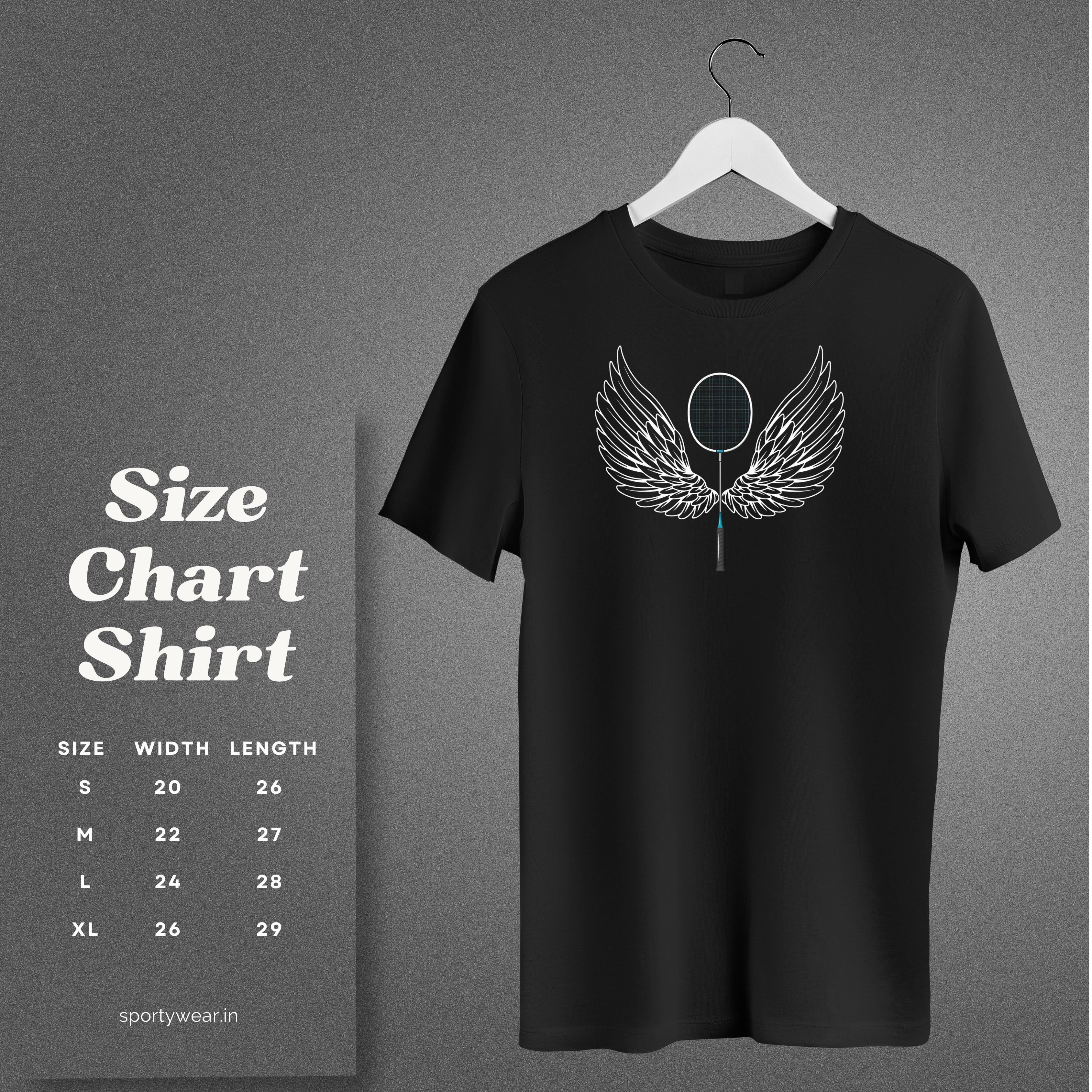 Badminton Wings Men's T-Shirt