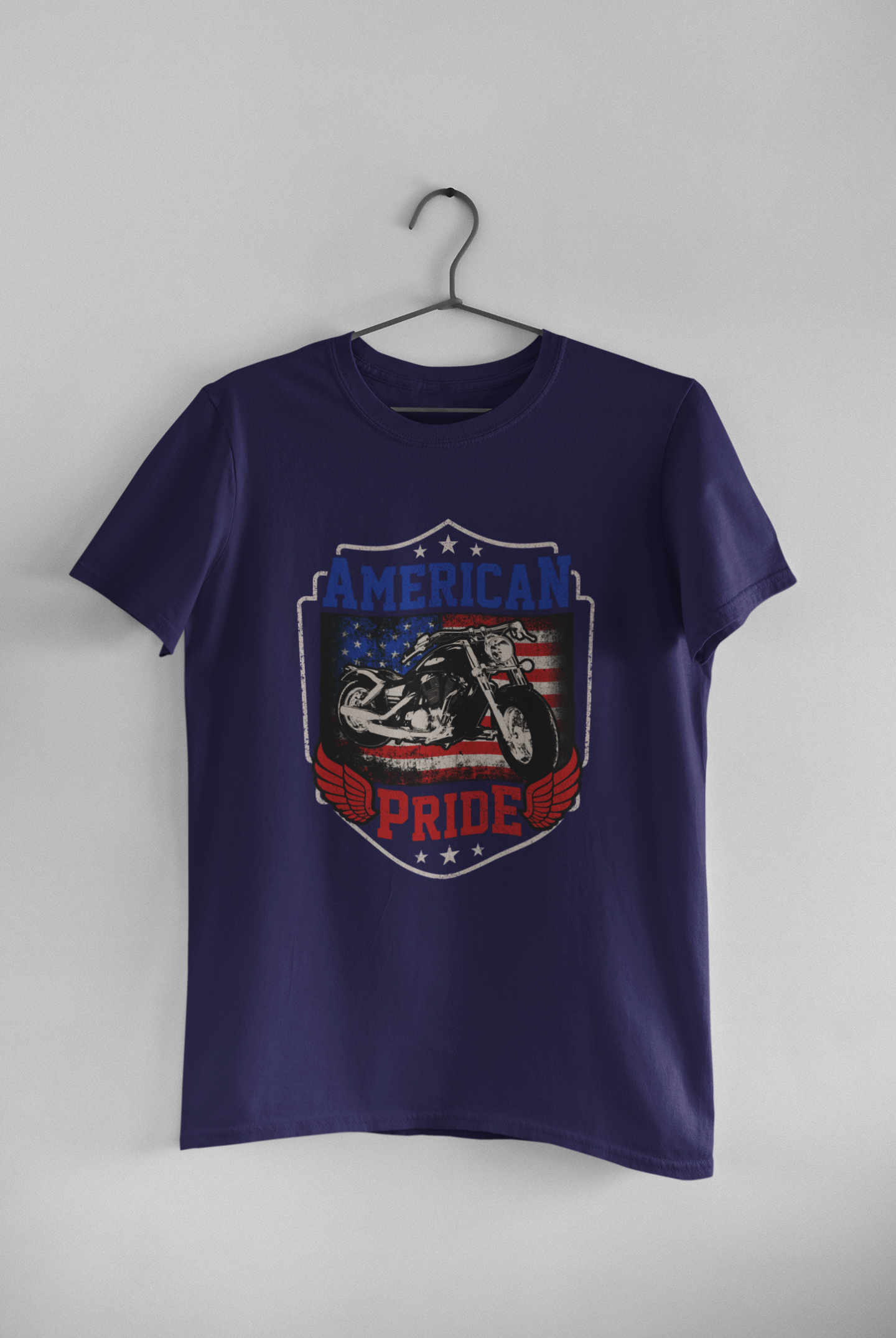 American pride biker unisex T-shirt