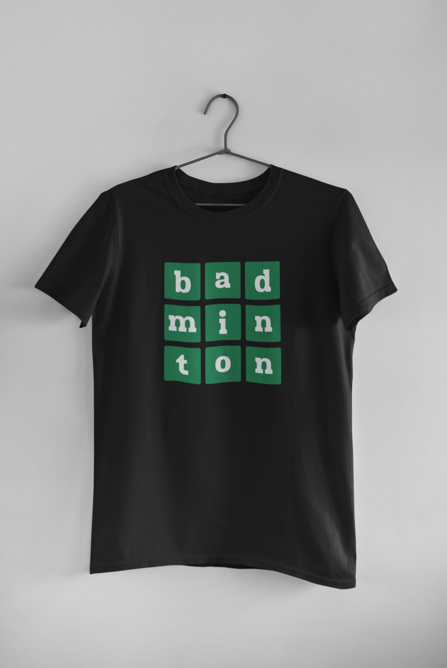 ‘Badminton in Block’ unisex T-shirt