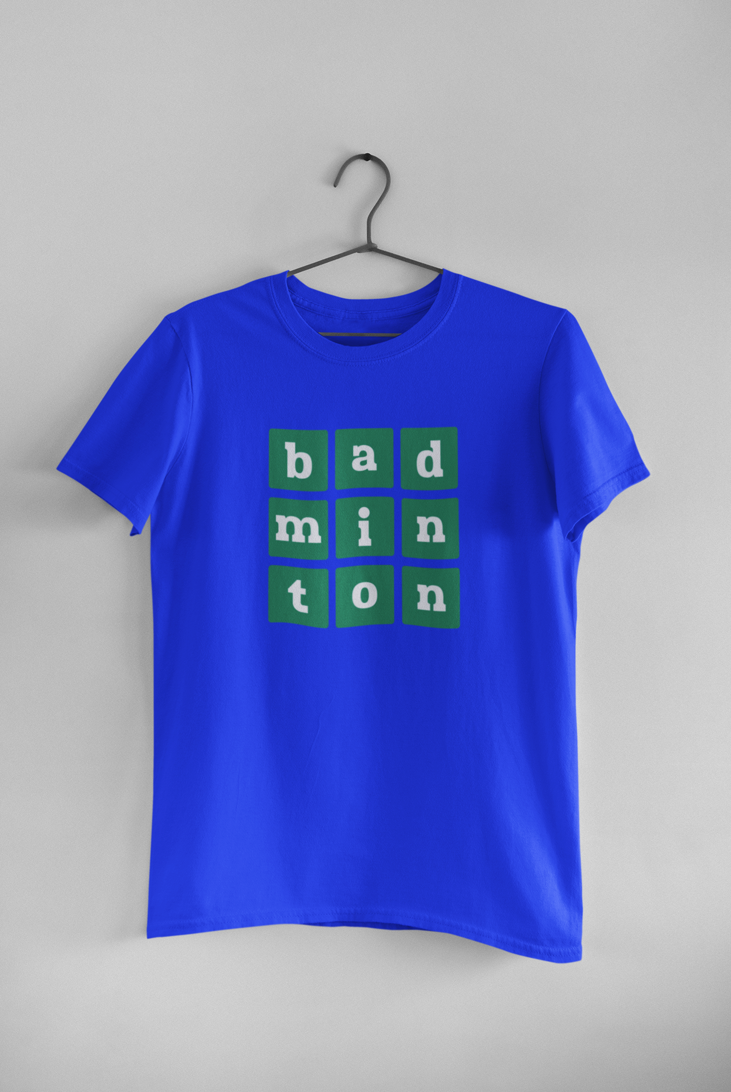‘Badminton in Block’ unisex T-shirt