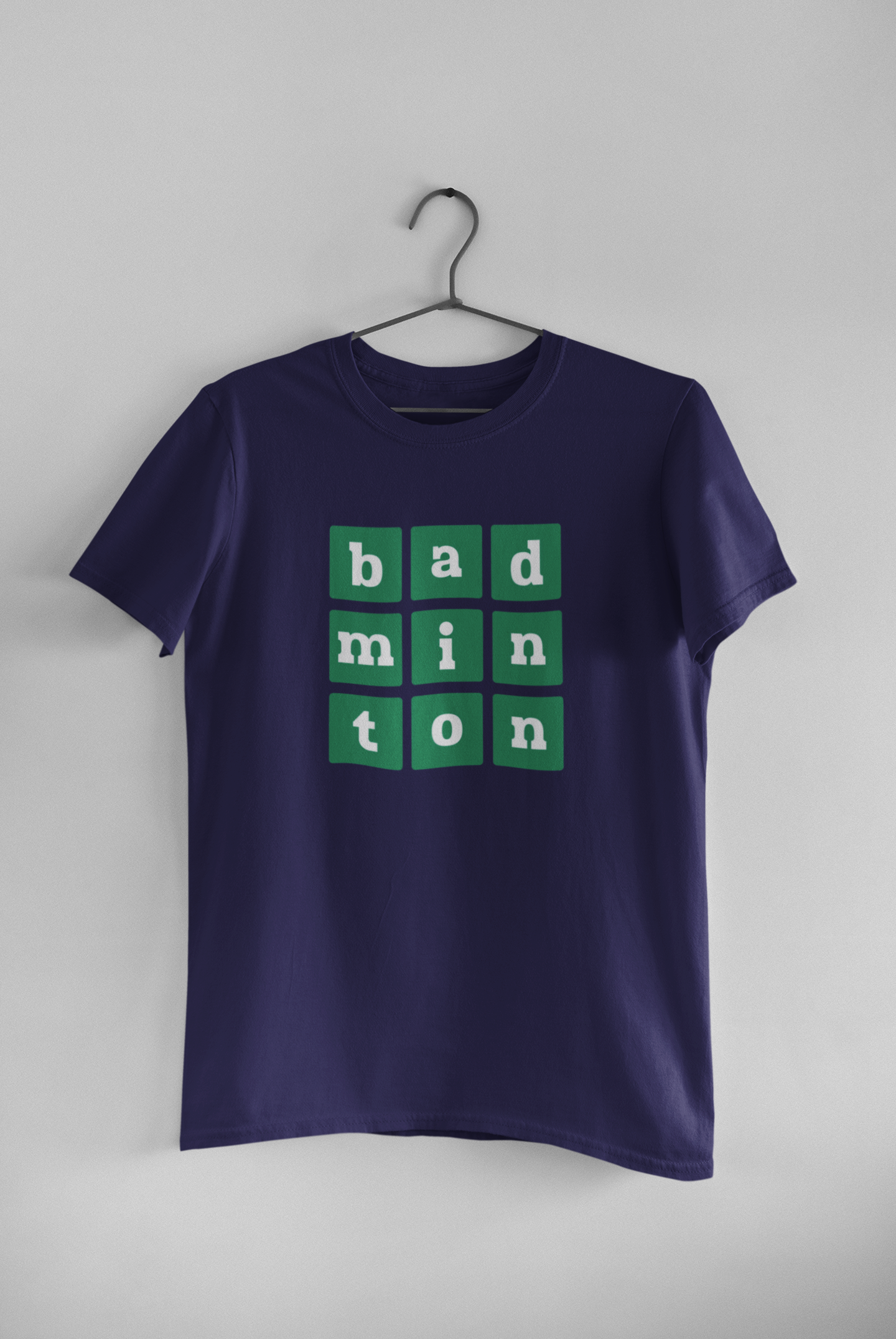 ‘Badminton in Block’ unisex T-shirt