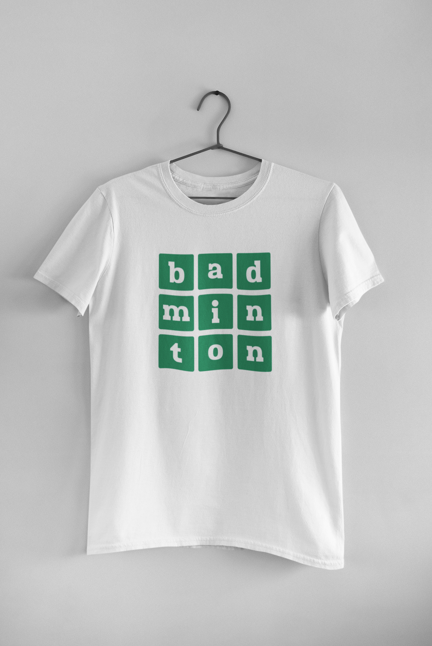‘Badminton in Block’ unisex T-shirt