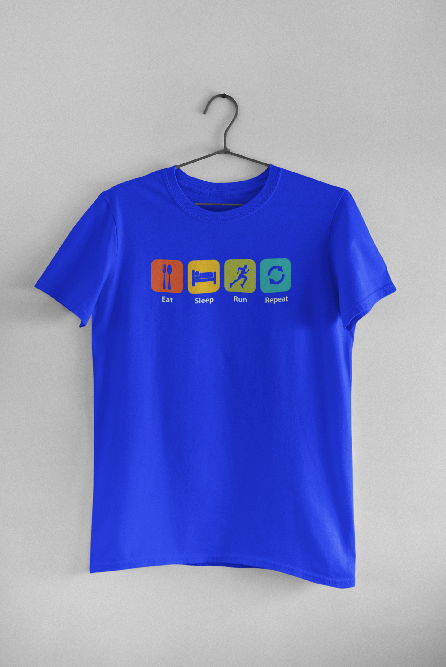 “Eat. Sleep. Run. Repeat.”  unisex T-shirt