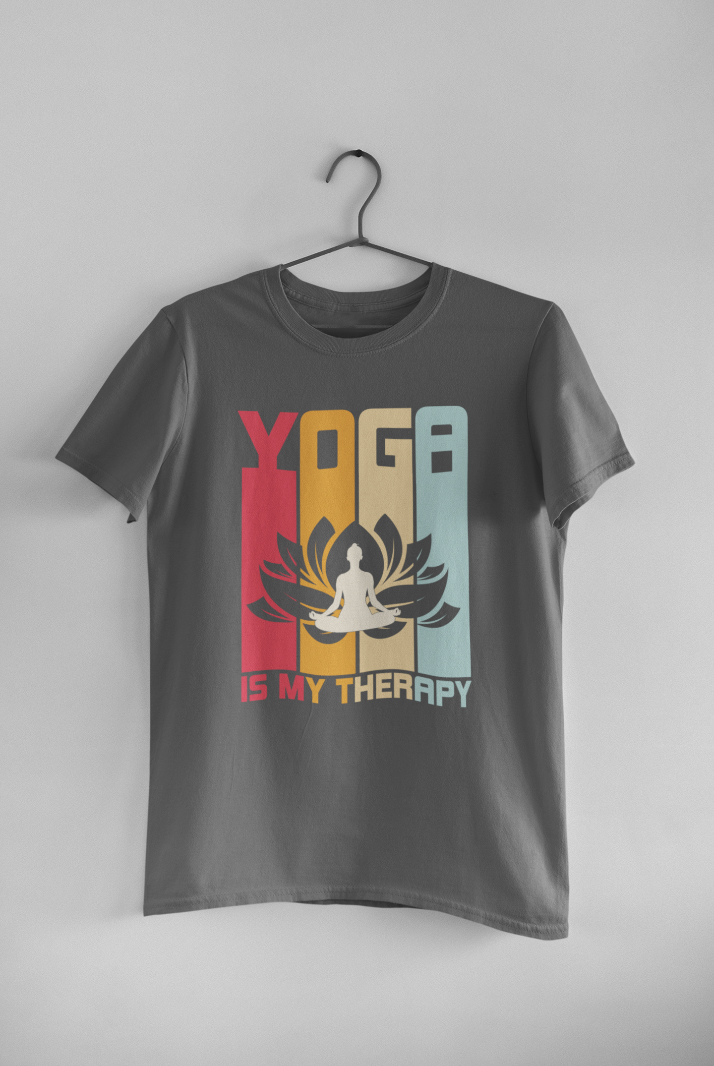 “YOGA IS MY THERAPY.”unisex tshirt