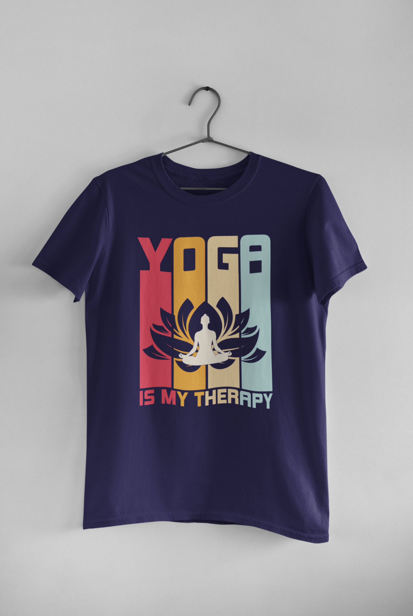 “YOGA IS MY THERAPY.”unisex tshirt
