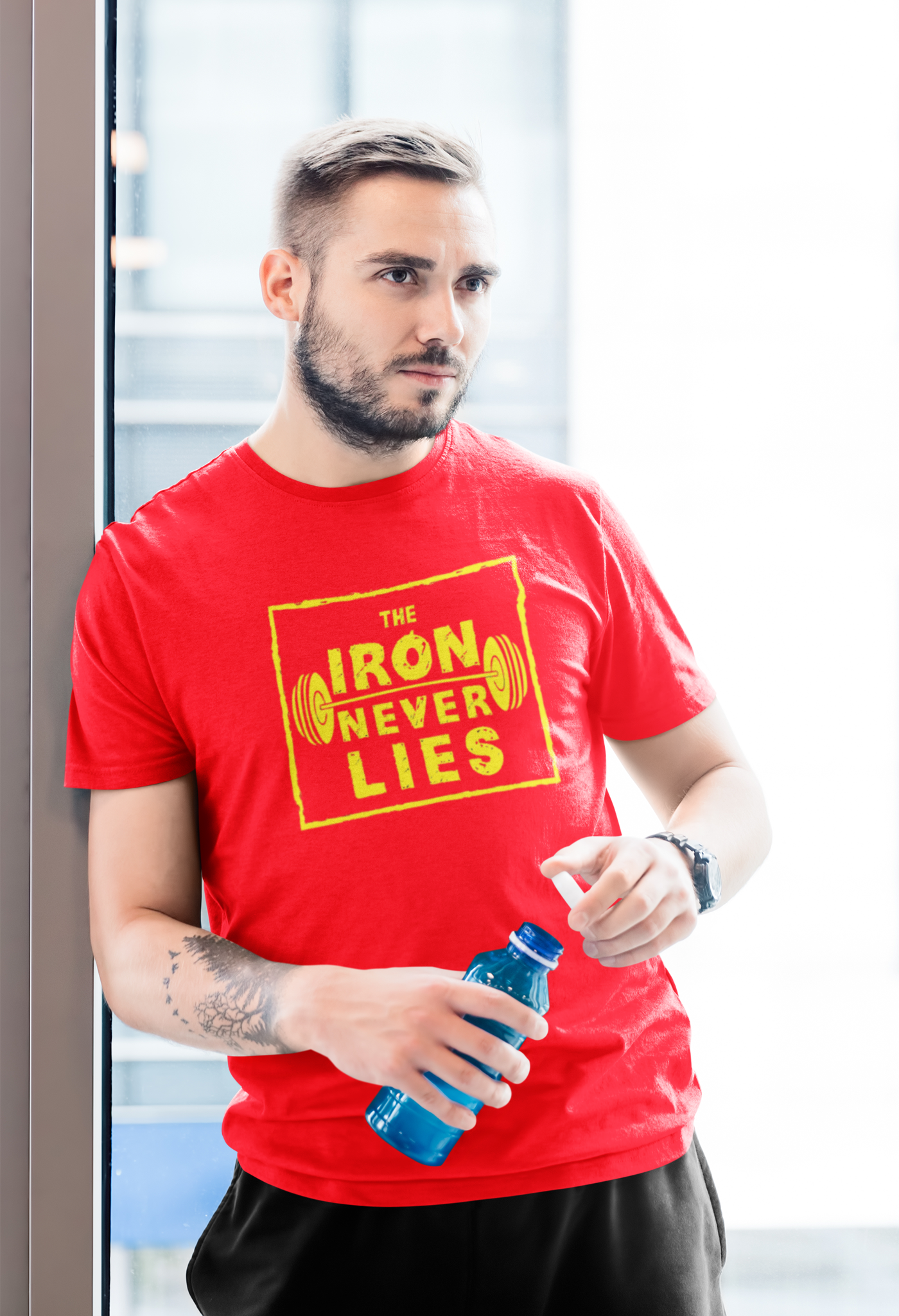 The Iron Never Lies GYM MEN'S TSHIRT