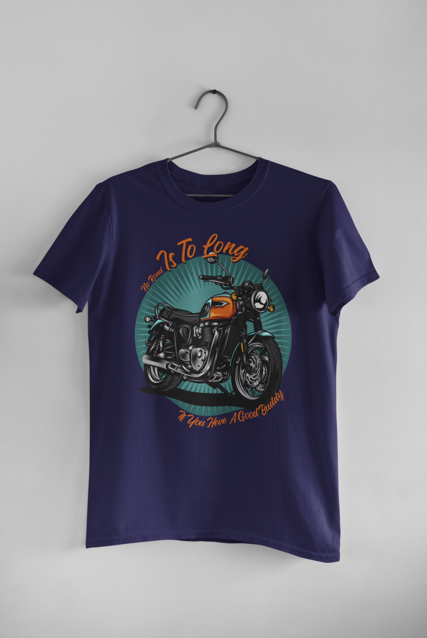 “No road is too long with a good buddy unisex T-shirt