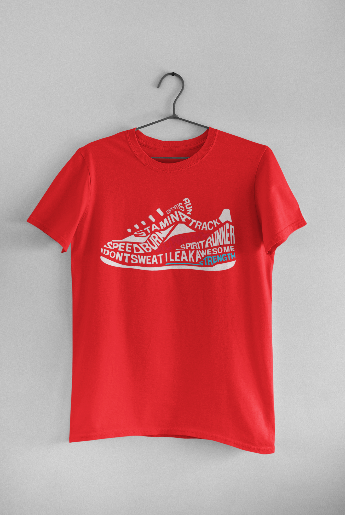 running shoe graphic, running unisex T-shirt