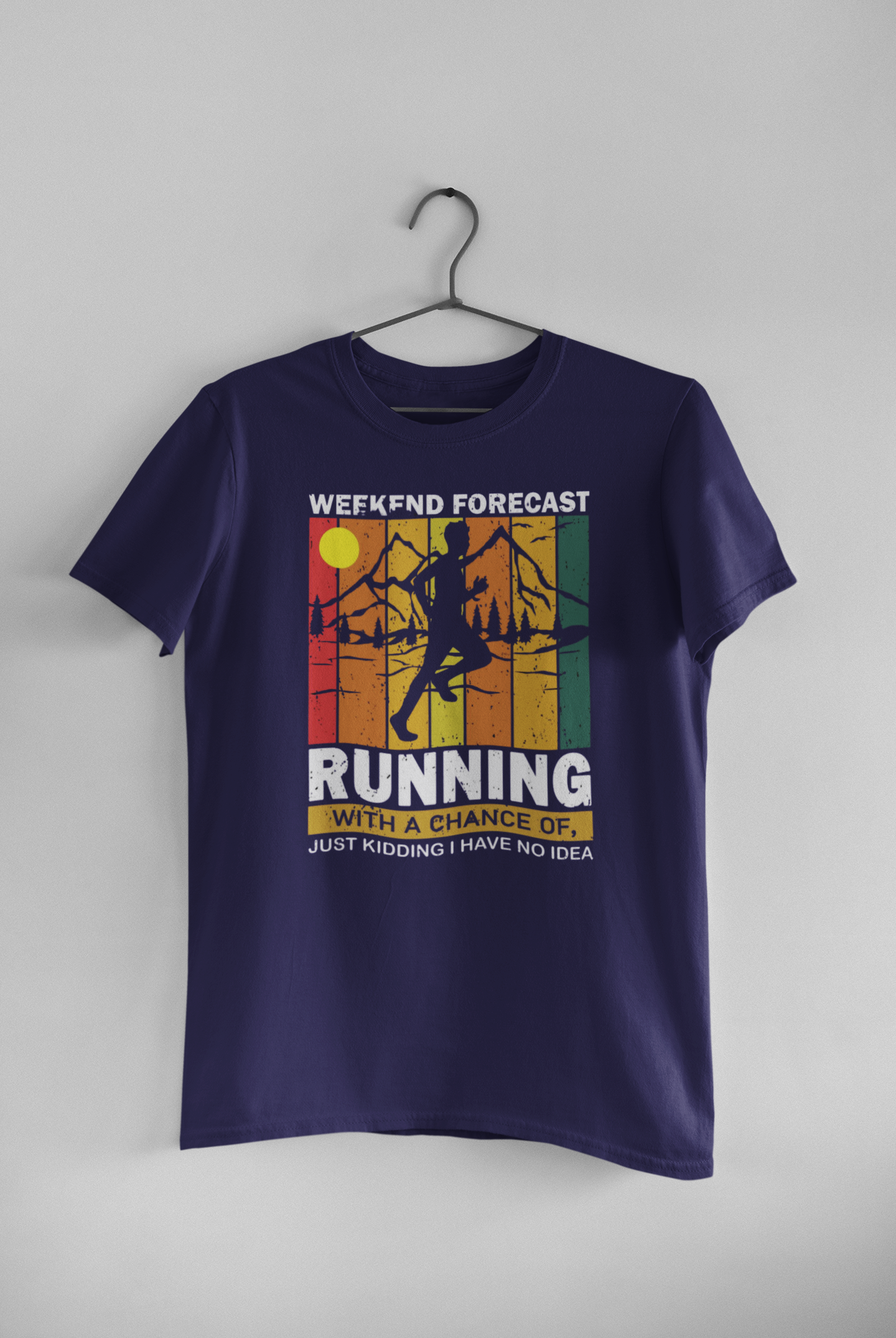 ‘Running with a Chance of running unisex T-shirt
