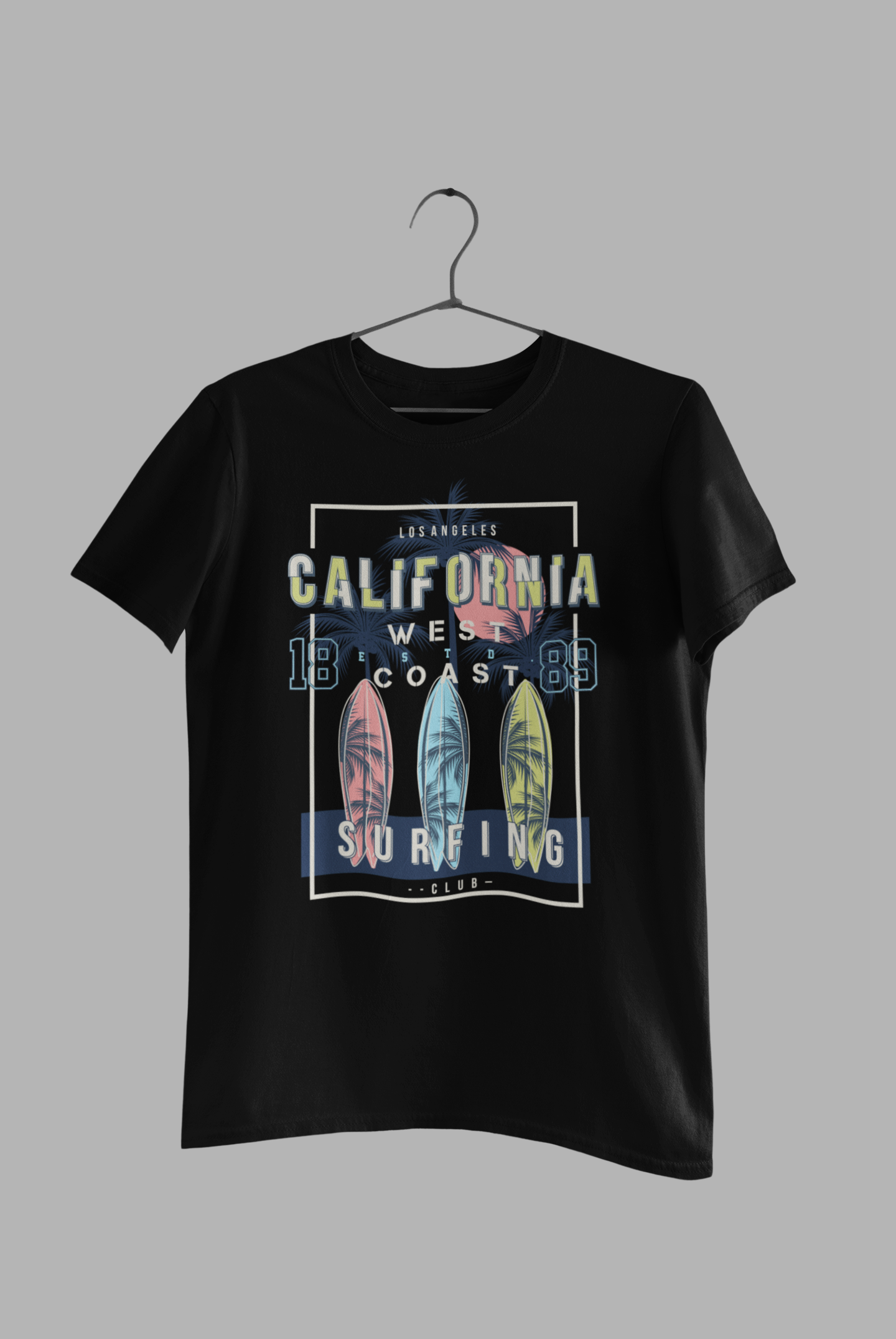 California West Coast Surfing unisex T-shirt