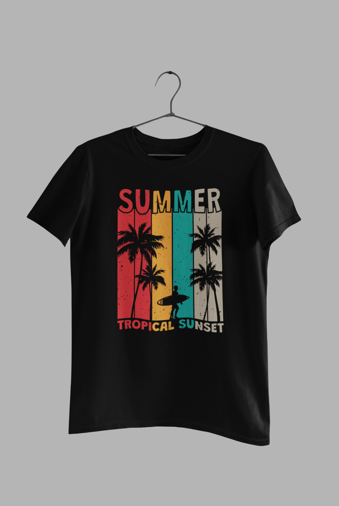 summer tropical sunset unisex tshirt