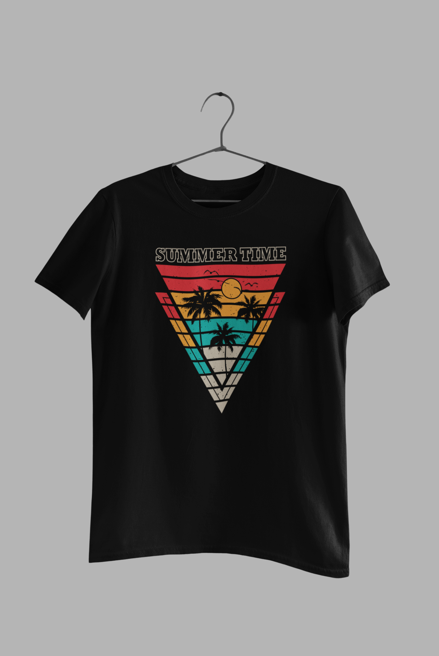 summer time  Colourful Triangle  unisex tshirt