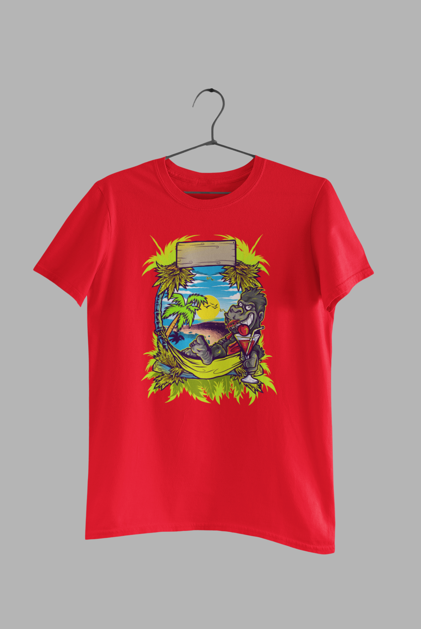 Seaside Gorilla unisex T-shirt