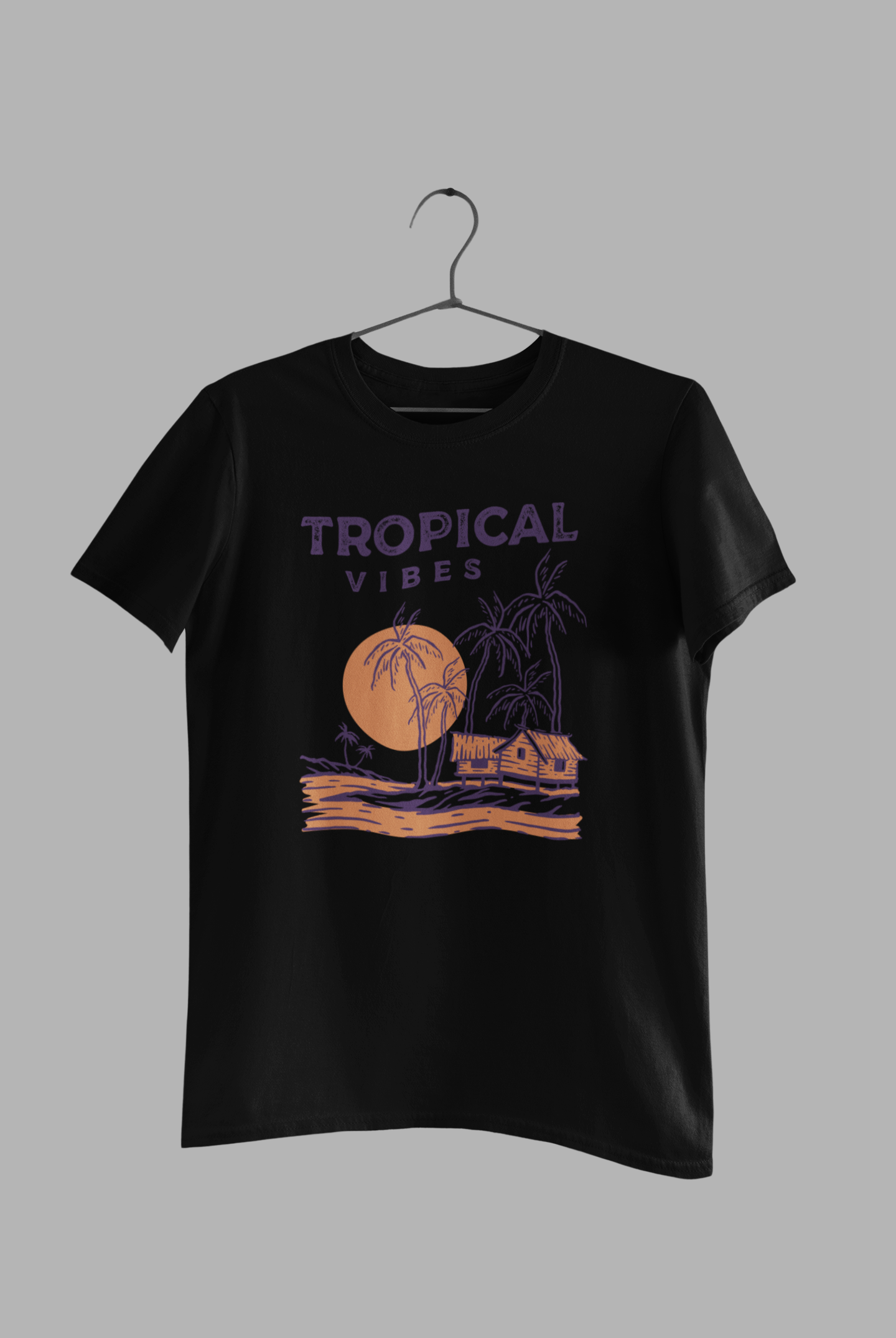 Tropical Vibes Seaside Sunset unisex T-shirt