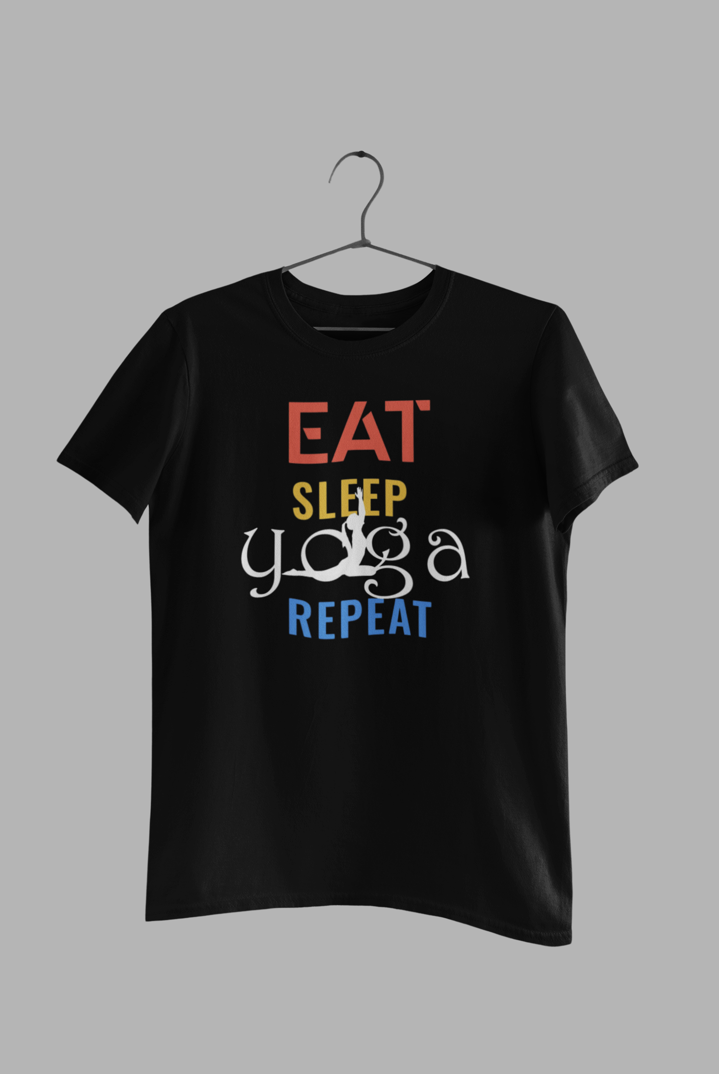 “Eat Sleep Yoga Repeat Yoga unisex  T-Shirt”