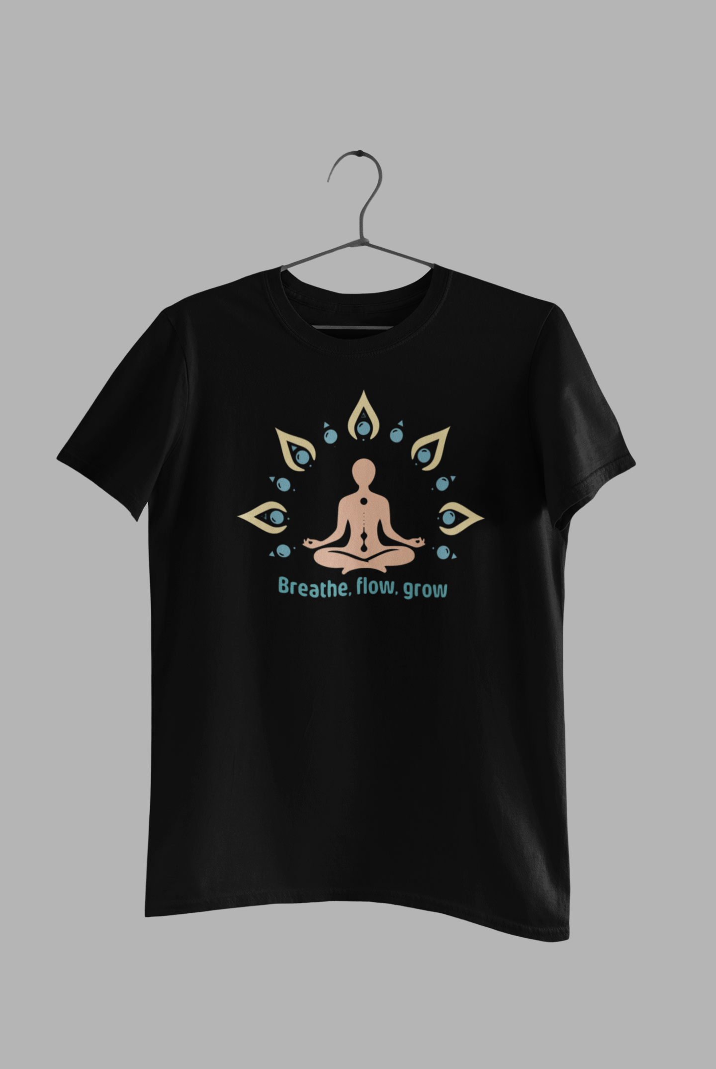 “Breathe Flow Grow Yoga unisex  T-Shirt”