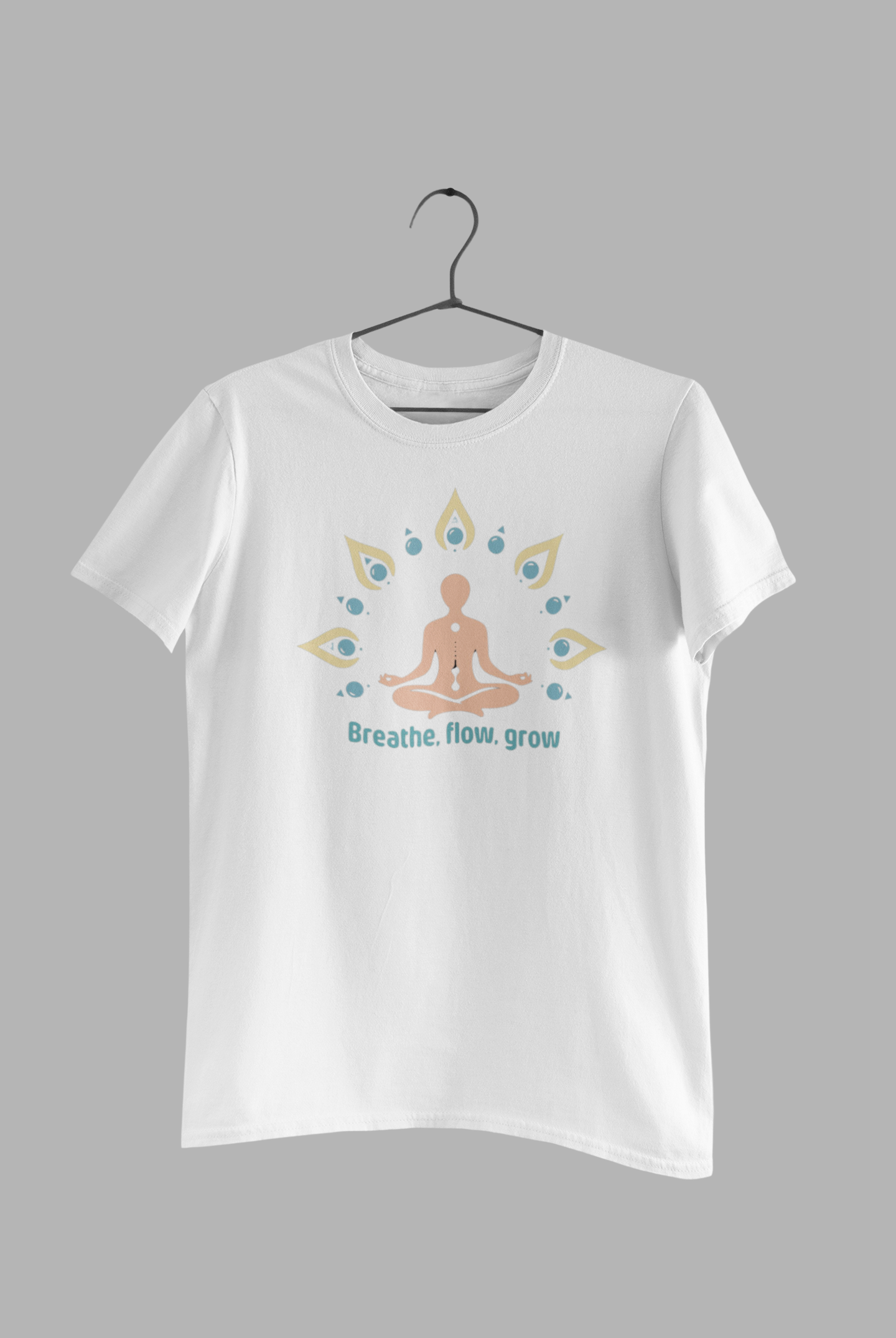 “Breathe Flow Grow Yoga unisex  T-Shirt”