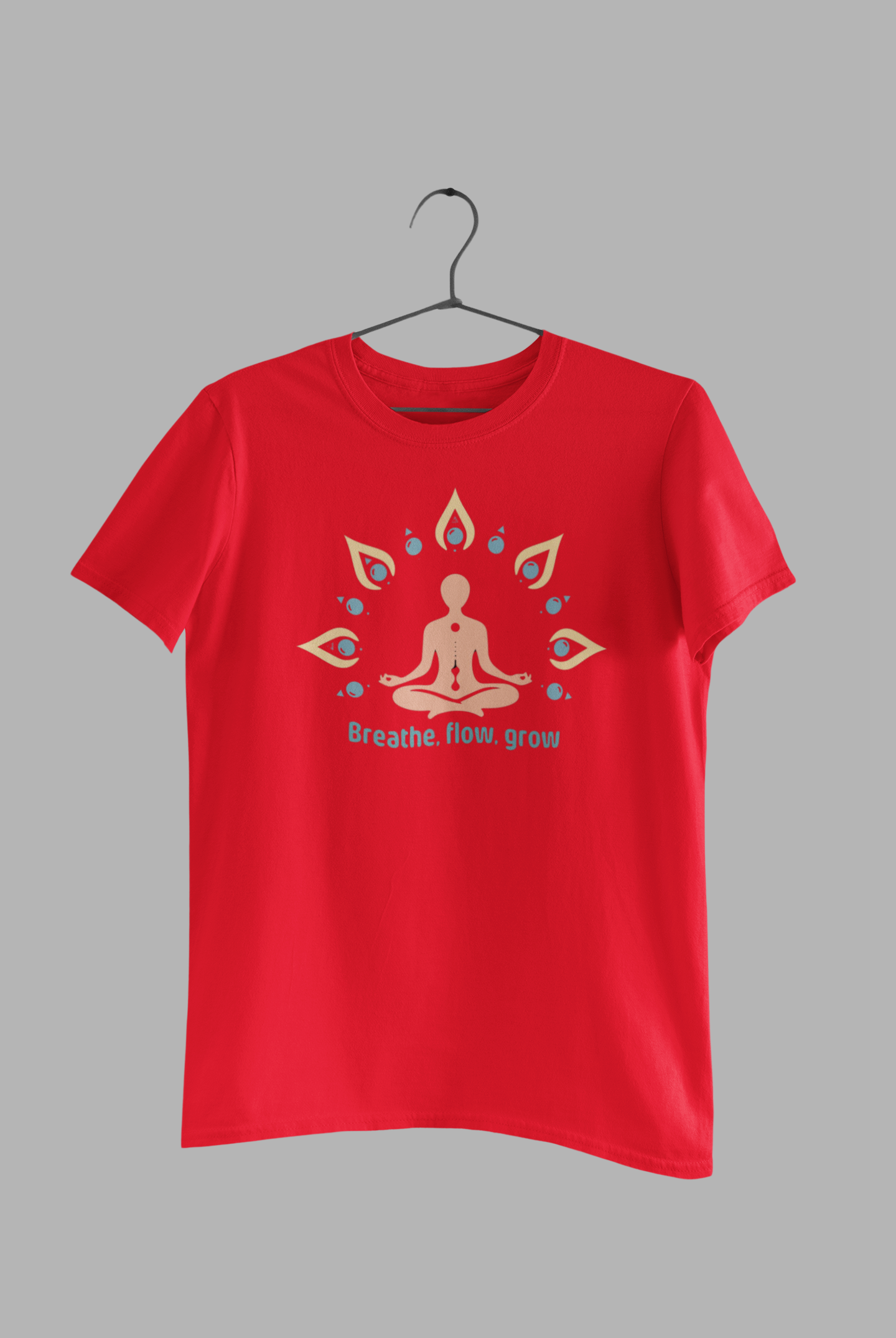 “Breathe Flow Grow Yoga unisex  T-Shirt”