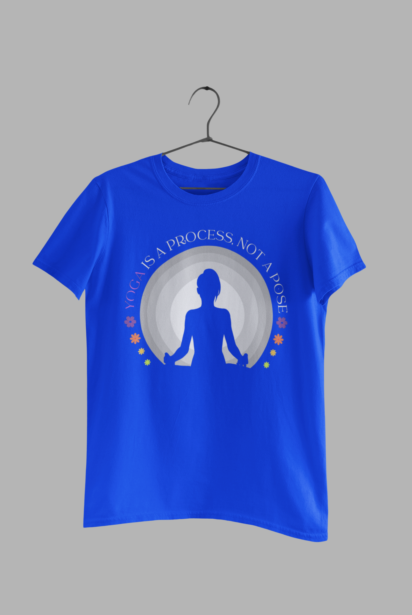 “Yoga is a process, not a pose.” Yoga unisex T-Shirt”